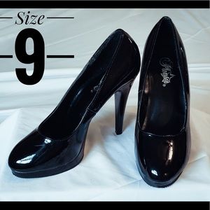 Black Patent Heels